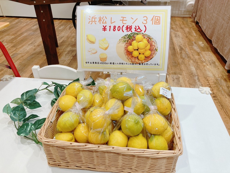 「浜松産レモン」販売開始しました🍋