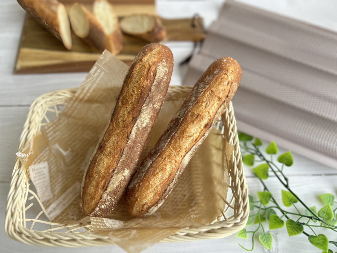 フランスパン用天板で作るバケット